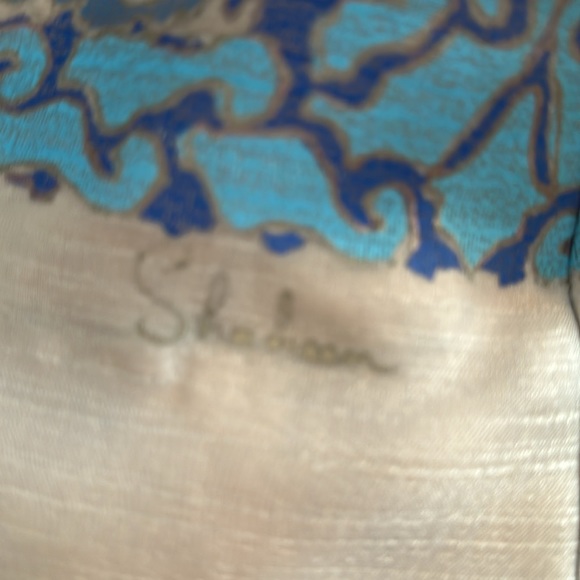 Excellent Condition Vintage Alfred Shaheen Painted Dress - Picture 13 of 17